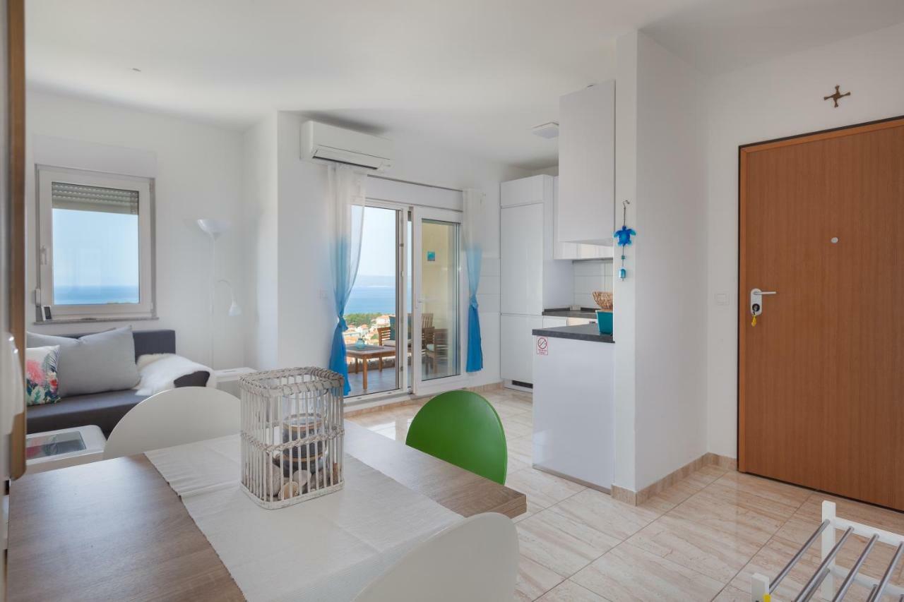 Ferienwohnung Anicas Panoramic Sea Weue Makarska Exterior foto